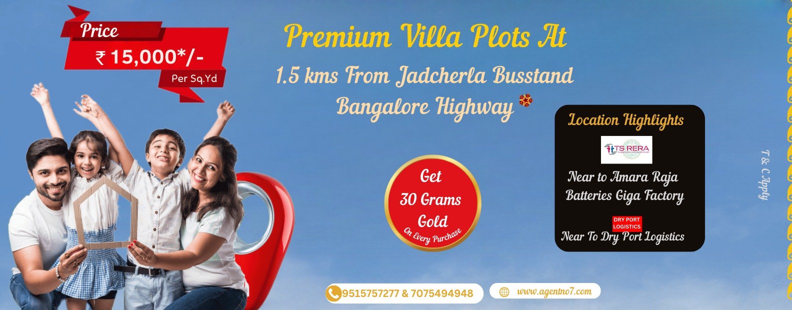 premium villa plots at jadcherla bus stand bangalore highway